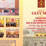 Hoa hậu Đại sứ Chu Thị Hồng Hoa đồng hành cùng giới di sản tại Lễ kỷ niệm 20 năm Ngày Di sản Văn hóa Việt Nam